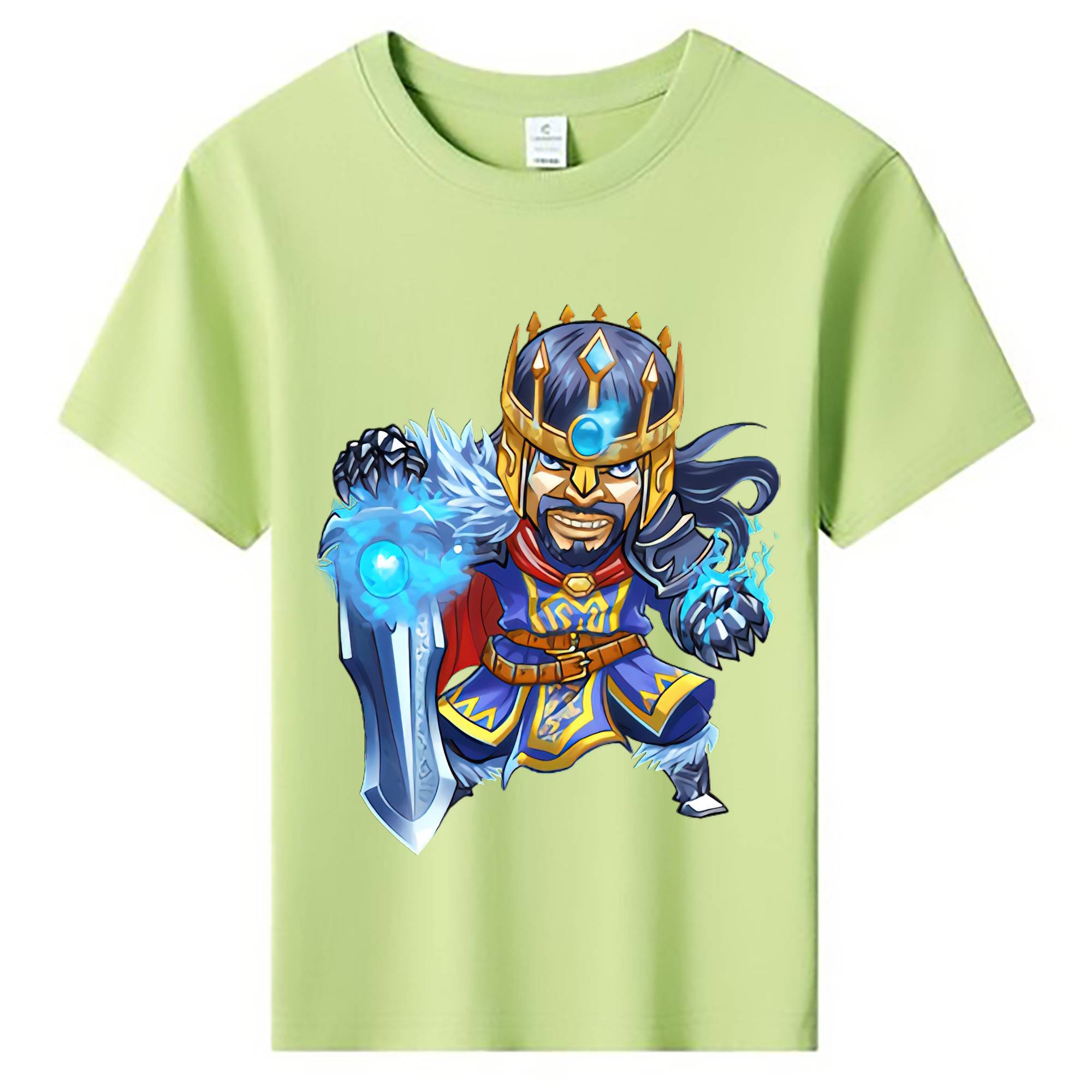 （画像用） リーグ・オブ・レジェンド League of Legends LOL 綿100％キッズTシャツ（フロントプリント）